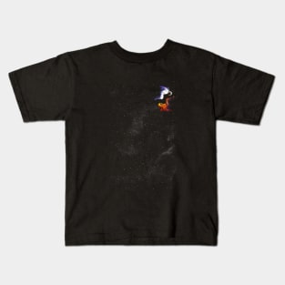 Gravity Tobe Fonseca Yin Yang Astronaut Scuba by Tobe Fonseca Kids T-Shirt